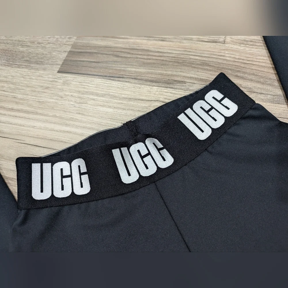 UGG 1136895 Tar Mckena Logo Leggings Black XS - Picture 3 of 9